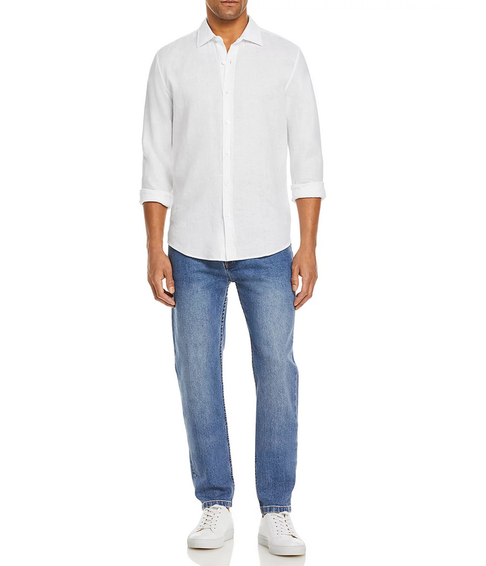 The Men Store Standard Fit Linen Shirt