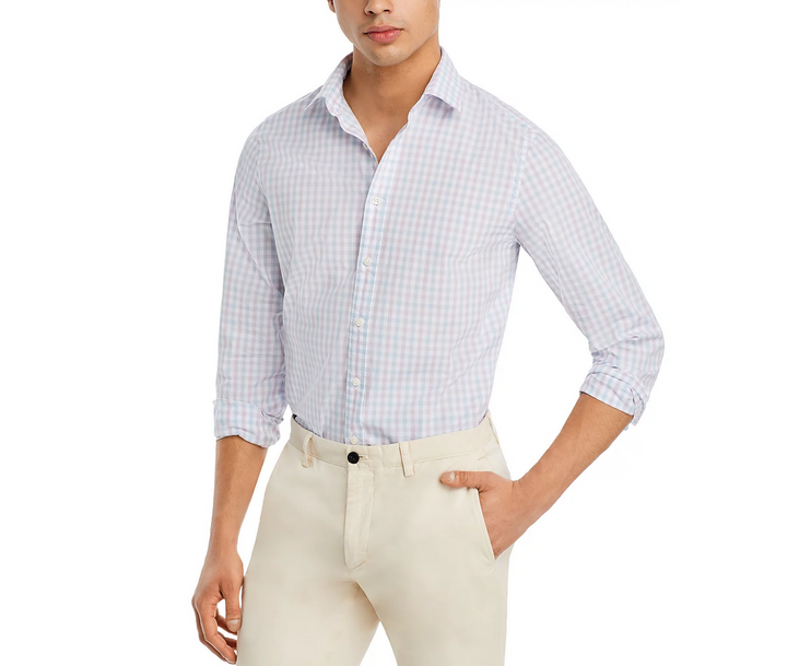 The Men Store Cotton Stretch Slim Fit Button Down Shirt