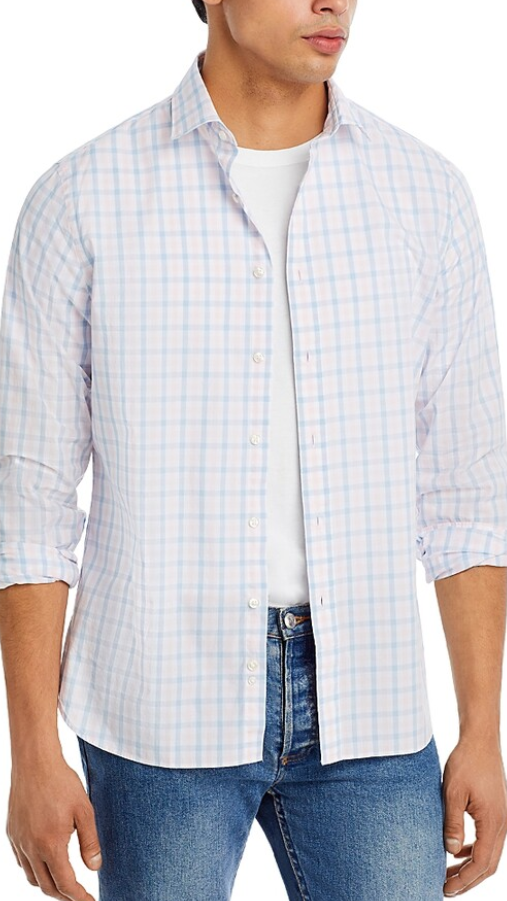 The Men Store Cotton Stretch Slim Fit Button Down Shirt