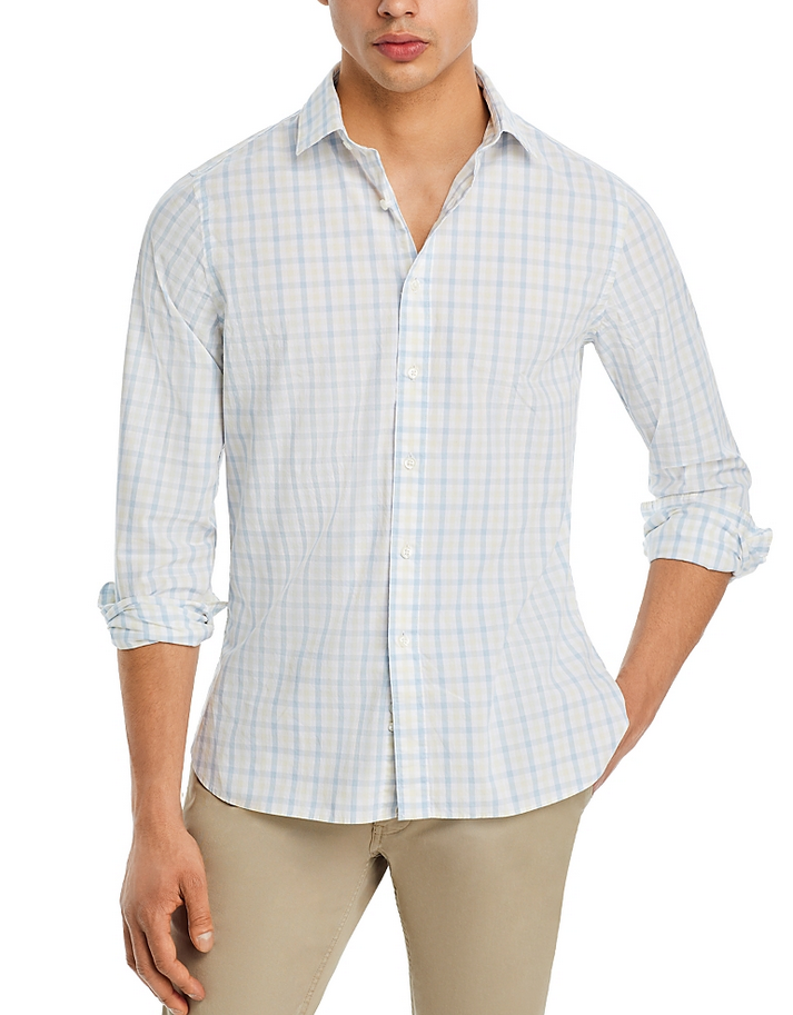 The Men Store Cotton Stretch Slim Fit Button Down Shirt