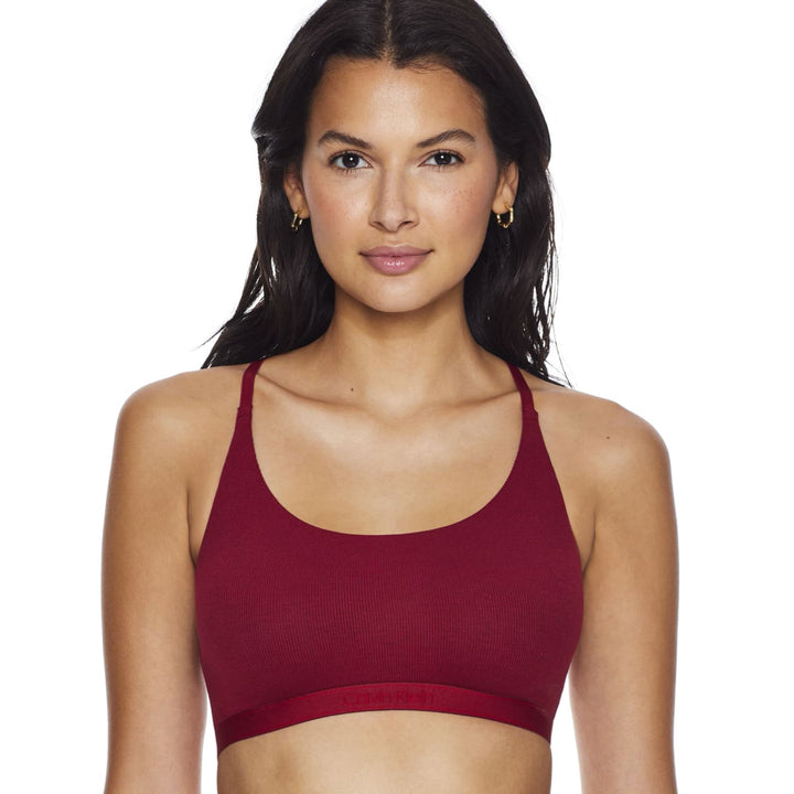 Calvin Klein Women's Pure Ribbed Unlined Bralette