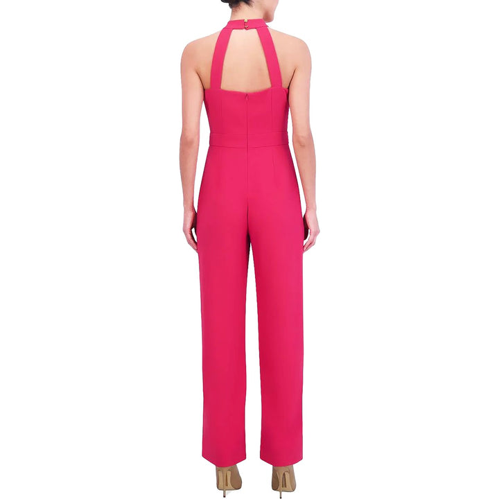 Vince Camuto Stretch-Crepe Tie-Neck Sleeveless Jumpsuit