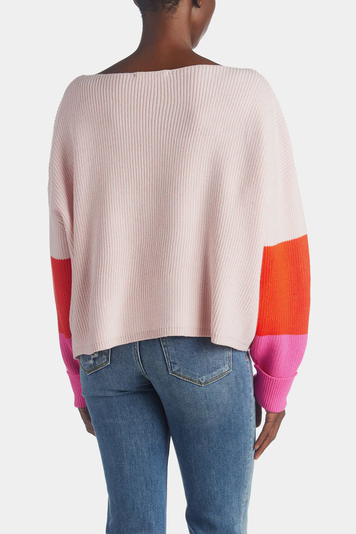 FRENCH CONNECTION Babysoft Color Blocked Sweater