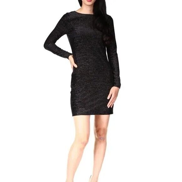 MICHAEL Michael Kors Metallic Velvet Cowl-Back Dress