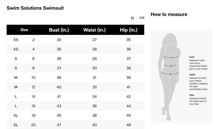 Swim Solutions Blushing Empire Swimdress