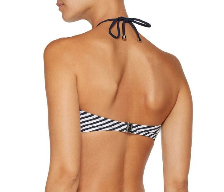 Heidi Klum Swim Sun Dappled Decadence Bandeau Bikini Top $70 Talla 6 #U10 374 NUEVO