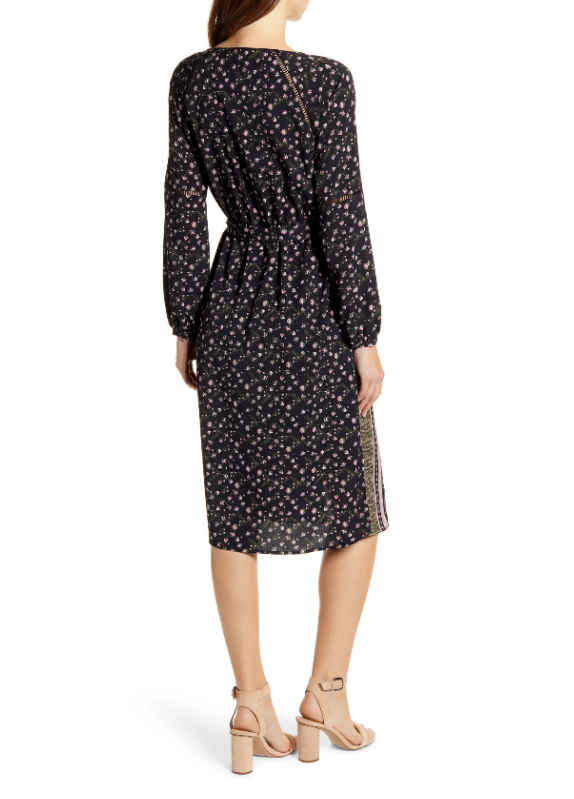 Vestido midi con estampado de paisley Nollie de Cupcakes and Cashmere