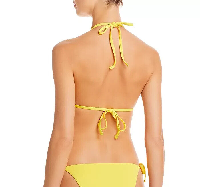 Top de bikini triangular AQUA Swim MSRP $48 Talla S # U2 439 NUEVO