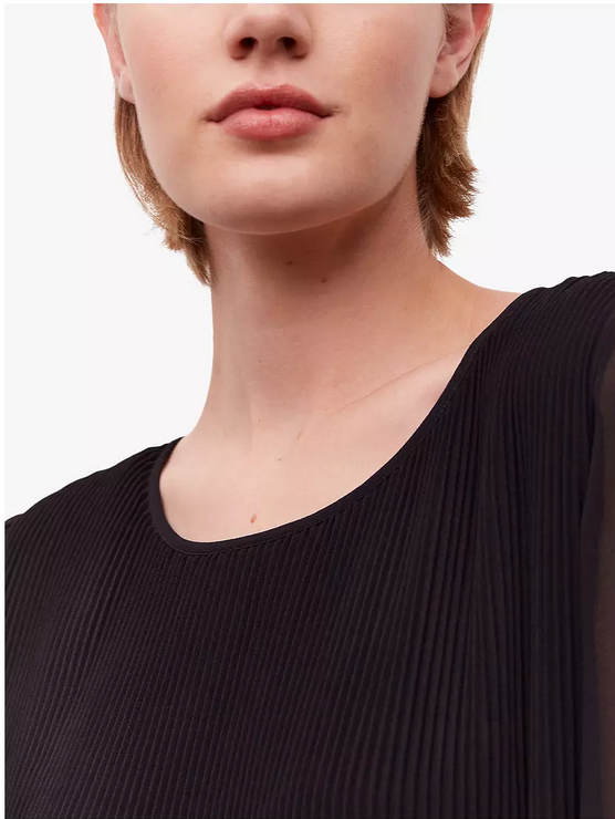 Gerard Darel Jaya Vestido plisado MSRP $345 Tamaño 6 # 14A 1084 NUEVO