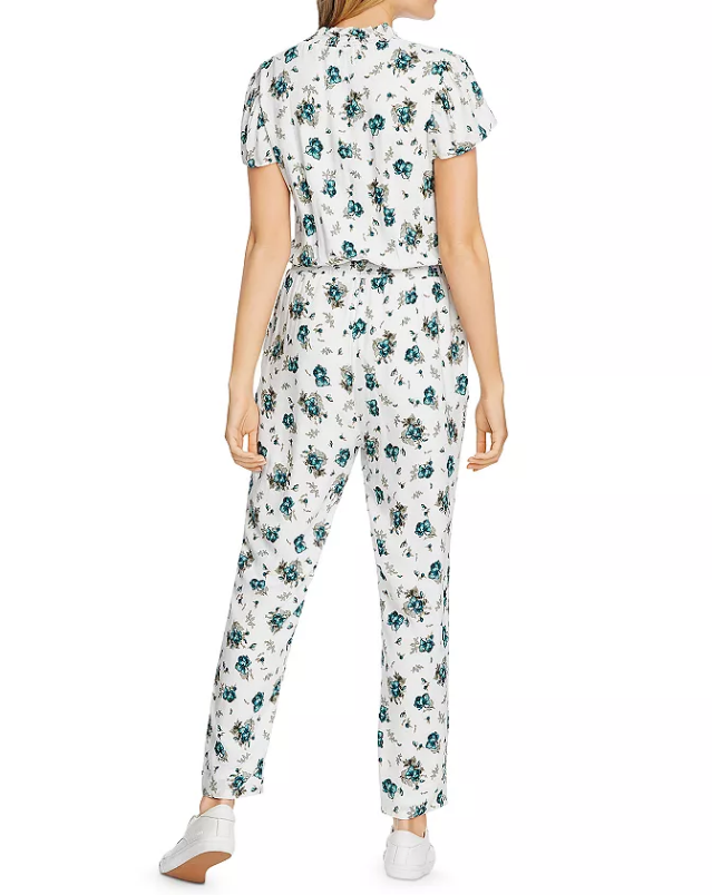 1.state Festival Roses Flutter-sleeve Jumpsuit