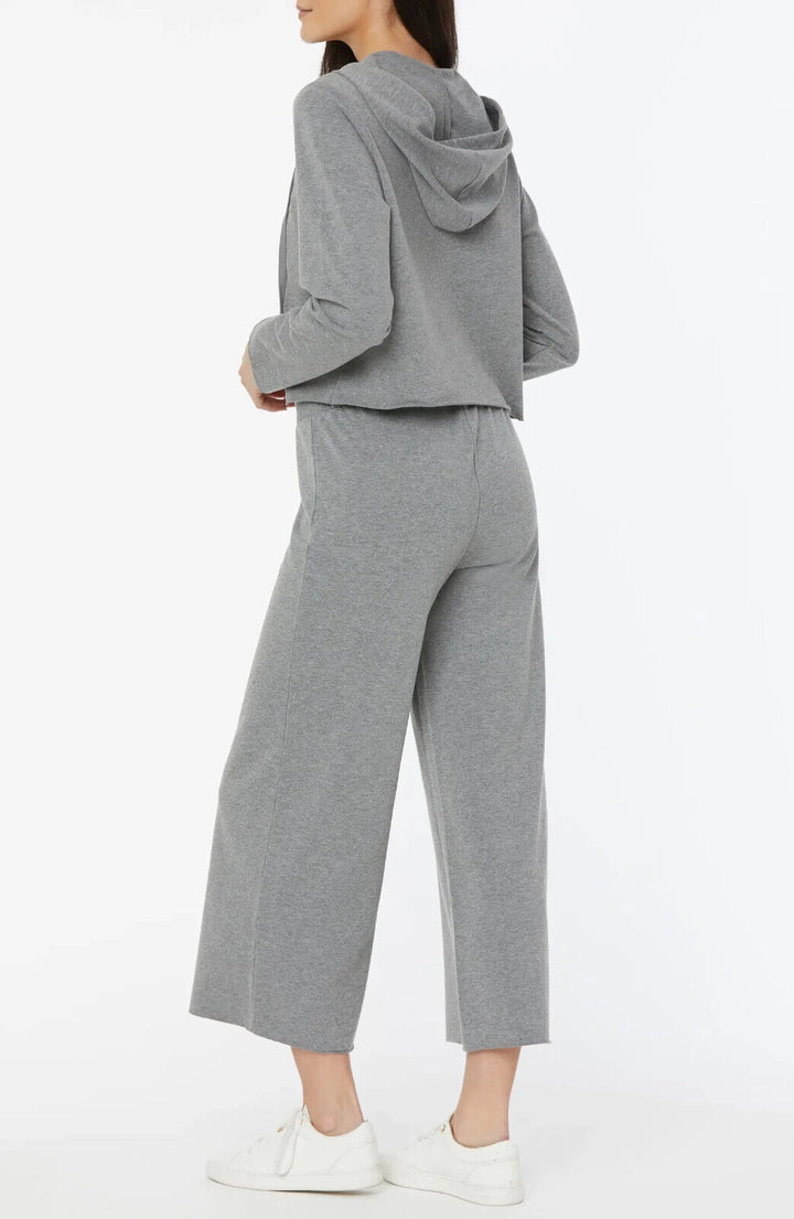 Sudadera con capucha y cuello dividido de felpa francesa recortada de NYDJ MSRP $ 69 Talla XL # 4B 433 NUEVO