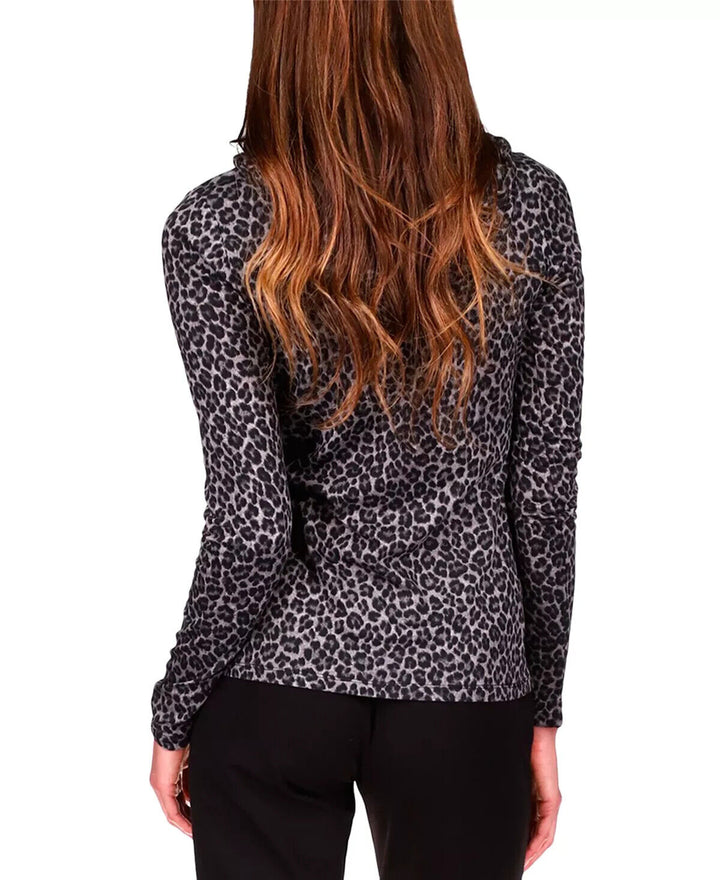 MICHAEL Michael Kors Sudadera con capucha con estampado de guepardo MSRP $ 88 Tamaño XS # 4B 547 NUEVO