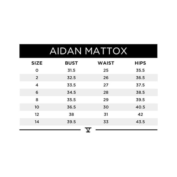 Vestido de cóctel drapeado con escote pronunciado de Aidan by Aidan Mattox