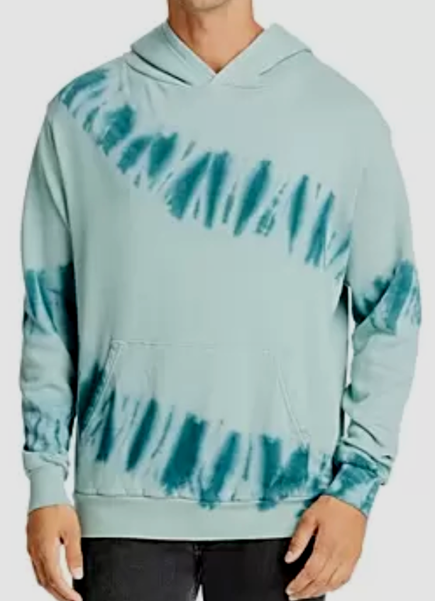 Original Paperbacks Los Feliz Striped Tie Dye Hoodie $110 Size S # 6C 1804 NEW