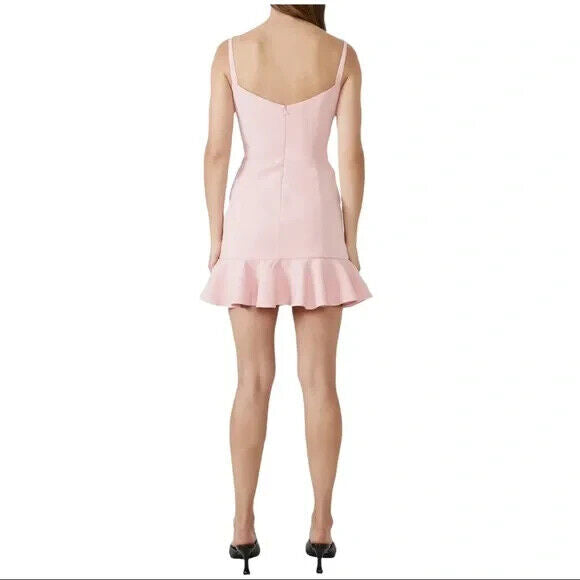 Vestido Gigi con volantes y bajo bardot MSRP $119 Talla 6 # 14A 1144 NUEVO