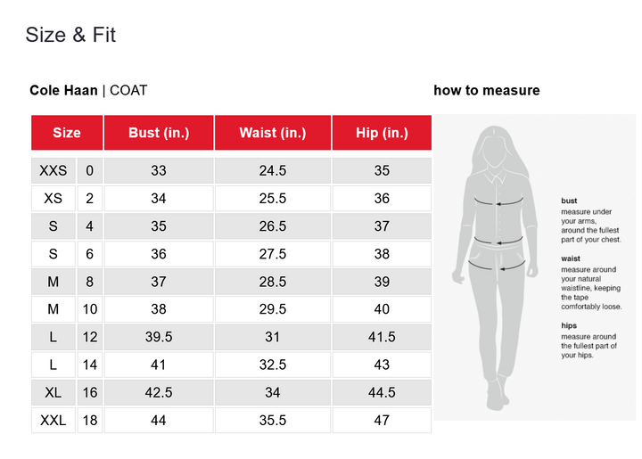 Cole Haan asimétrico Walker Coat MSRP $ 320 Tamaño 10 # 20B 600 NUEVO