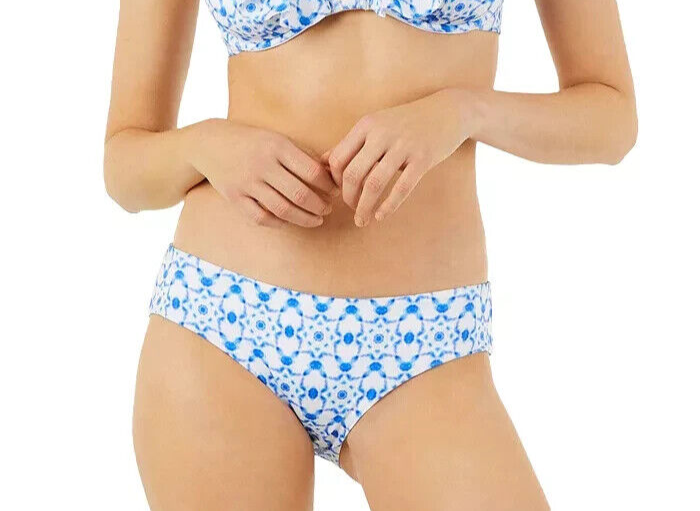 Parte inferior de bikini con estampado Frisbee de Vilebrequin MSRP $ 140 Tamaño 6 # U2 431 NUEVO