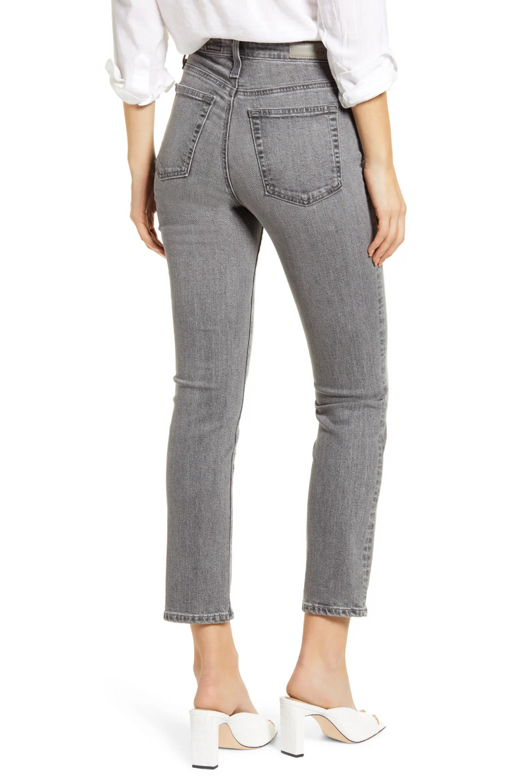 Vaqueros rectos al tobillo de tiro alto Isabelle de AG