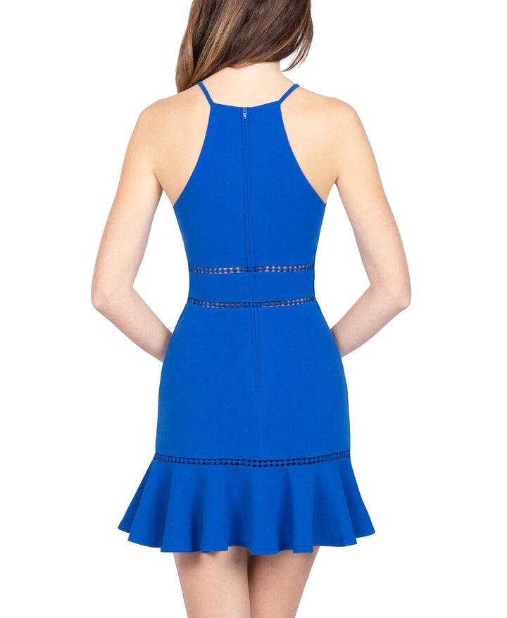 Vestido tubo con volantes de B Darlin Juniors MSRP $59 Tamaño 5/6 # 21B 610 NUEVO