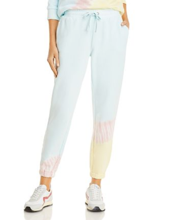AQUA Tie Dyed Jogger Pants MSRP $68 Size S # 19B 405 NEW