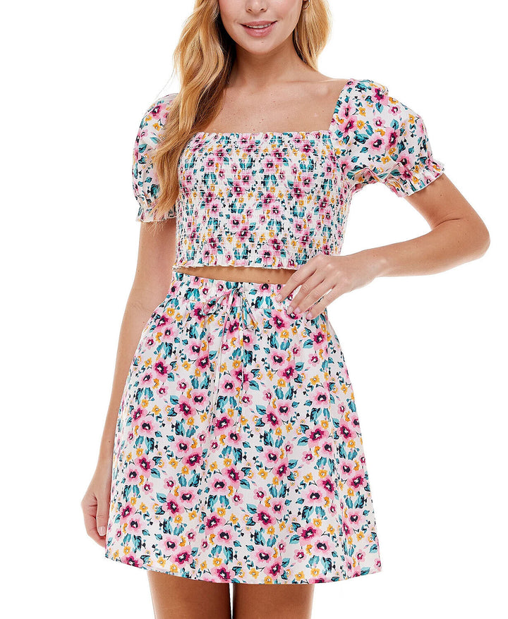 City Studios Juniors' 2-Pc. Fit & Flare Dress MSRP $59 Size XXS # 21B 612 NEW