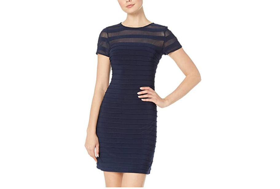 Adrianna Papell Banded Sheath Dress MSRP $149 Size 4 # 14A 1128 NEW