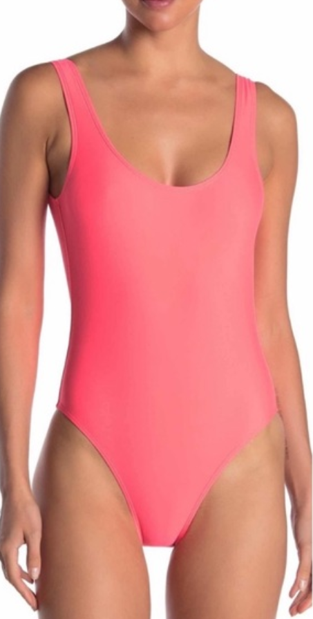 Kendall + Kylie Low Back One-Piece Swimsuit Size XS # UB4 433 NEW