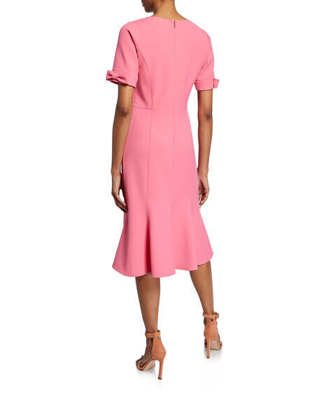 Shoshanna Laney Vestido de crepé texturizado MSRP $418 Talla 4 # 14A 1154 NUEVO