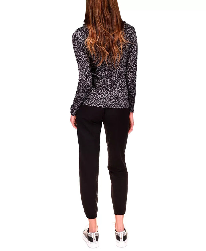 MICHAEL Michael Kors Sudadera con capucha con estampado de guepardo MSRP $ 88 Tamaño XS # 4B 547 NUEVO