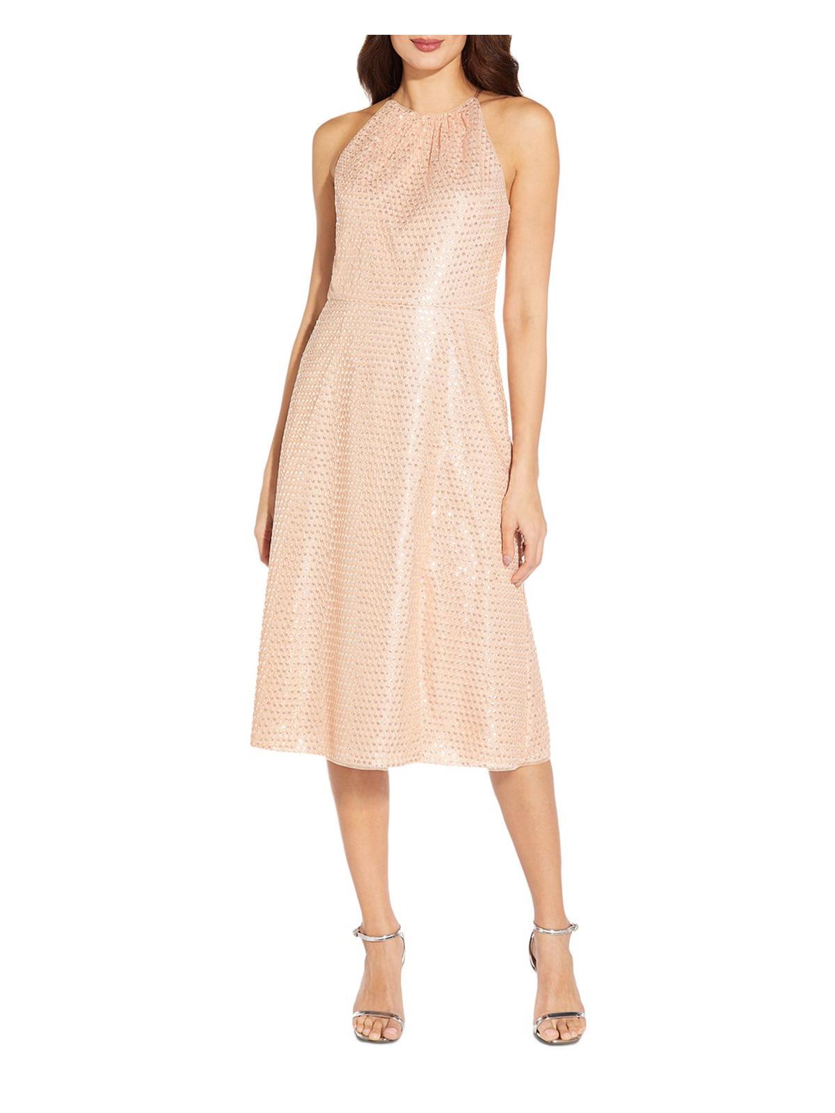 Aidan by Aidan Mattox Halter Midi Dress – DGFOutlet