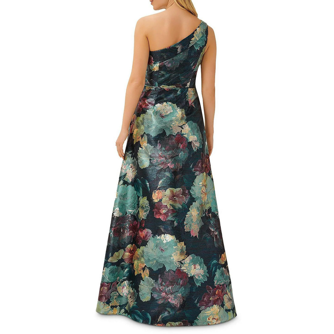 Aidan Mattox One Shoulder Ball Gown