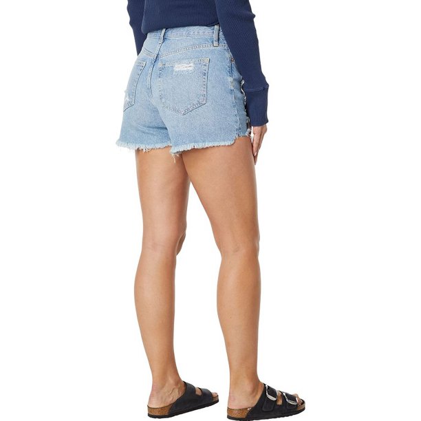 Free People Cotton Maggie Distressed Shorts