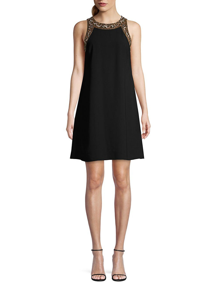 Aidan Mattox Embellished A-Line Dress