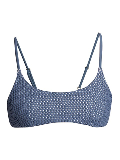 Onia Sarita Textured Bikini Top