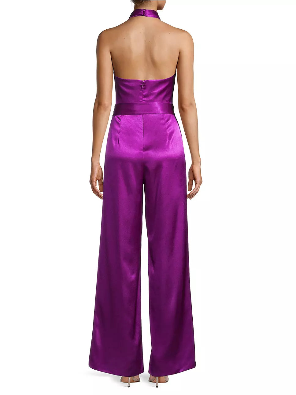 Aidan by Aidan Mattox Halter Neck Jumpsuit