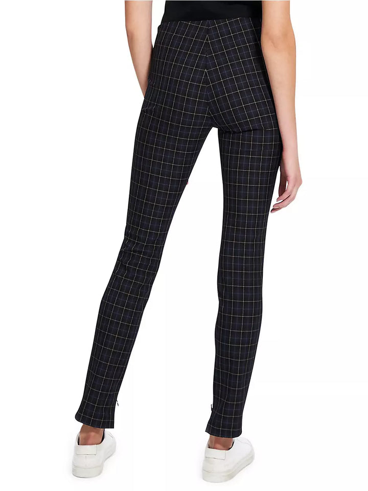 Theory Plaid Leggings