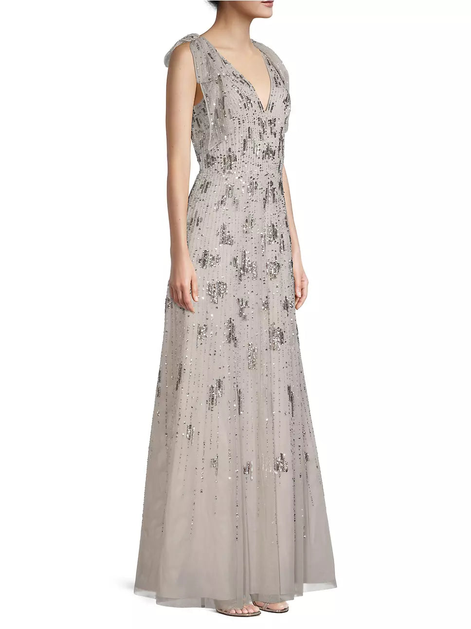 Aidan Mattox Sequined Gown