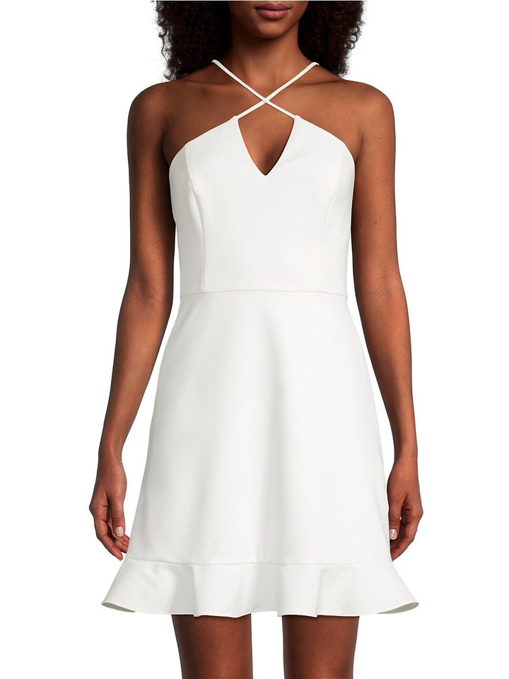 Aidan by Aidan Mattox Crisscross Straps Dress