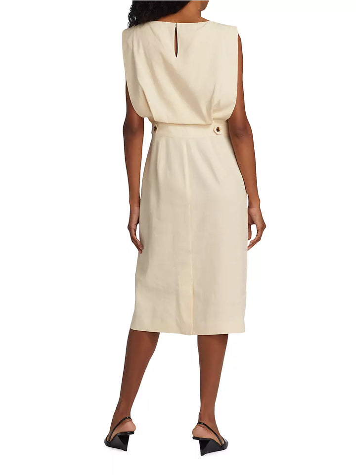 Lafayette 148 New York Sleeveless Extended Blouson Dress