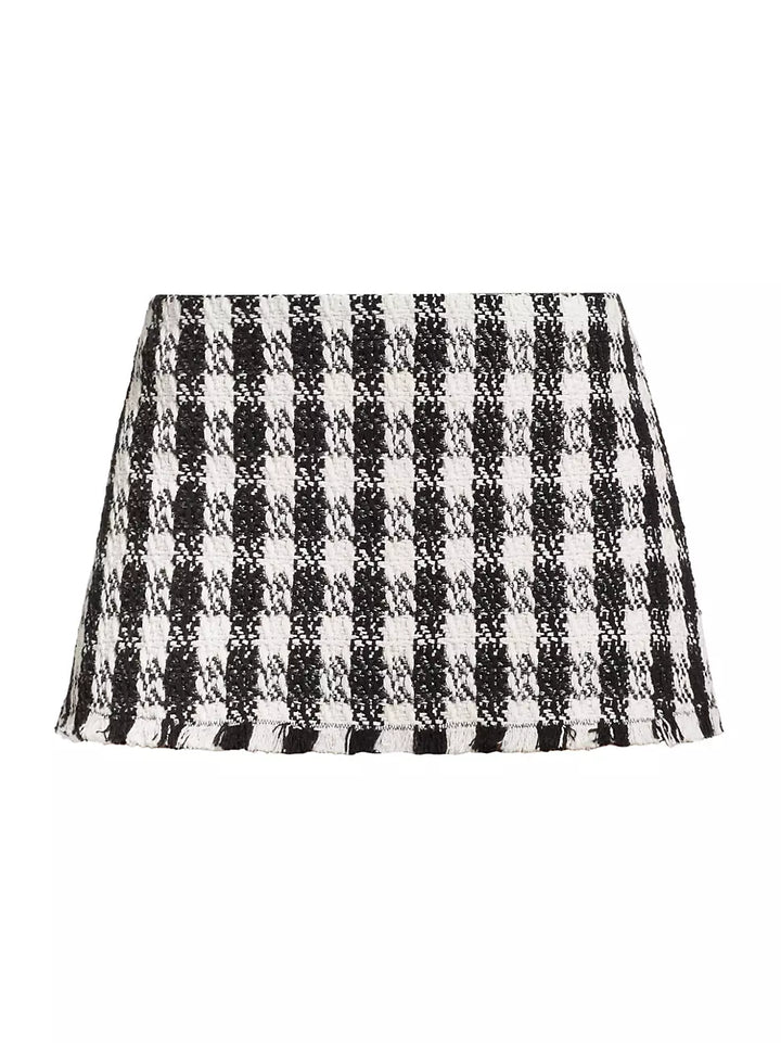 Alice and Olivia Mace Tweed Mini Skort