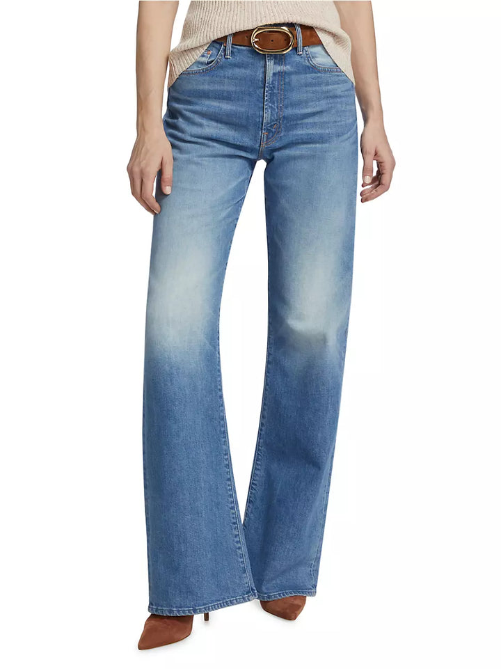 MOTHER The Lasso High Rise Wide Leg Jeans