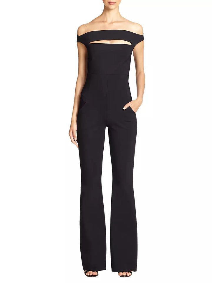 Chiara Boni La Petite Robe Rebecca Off-the-Shoulder Jumpsuit