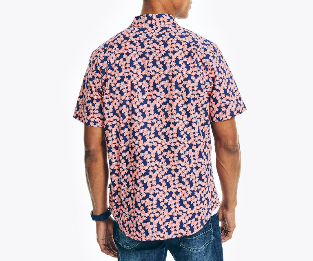 Nautica Printed Poplin Short-Sleeve Shirt