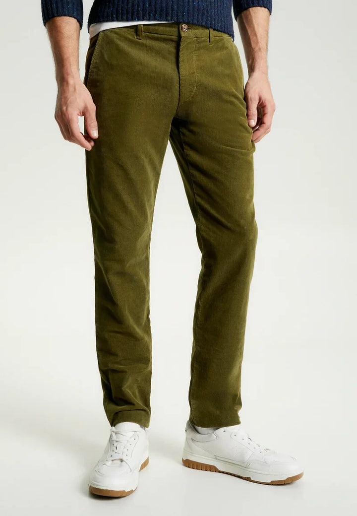 TOMMY HILFIGER MENS DENTON SLIM STRAIGHT-FIT PANTS