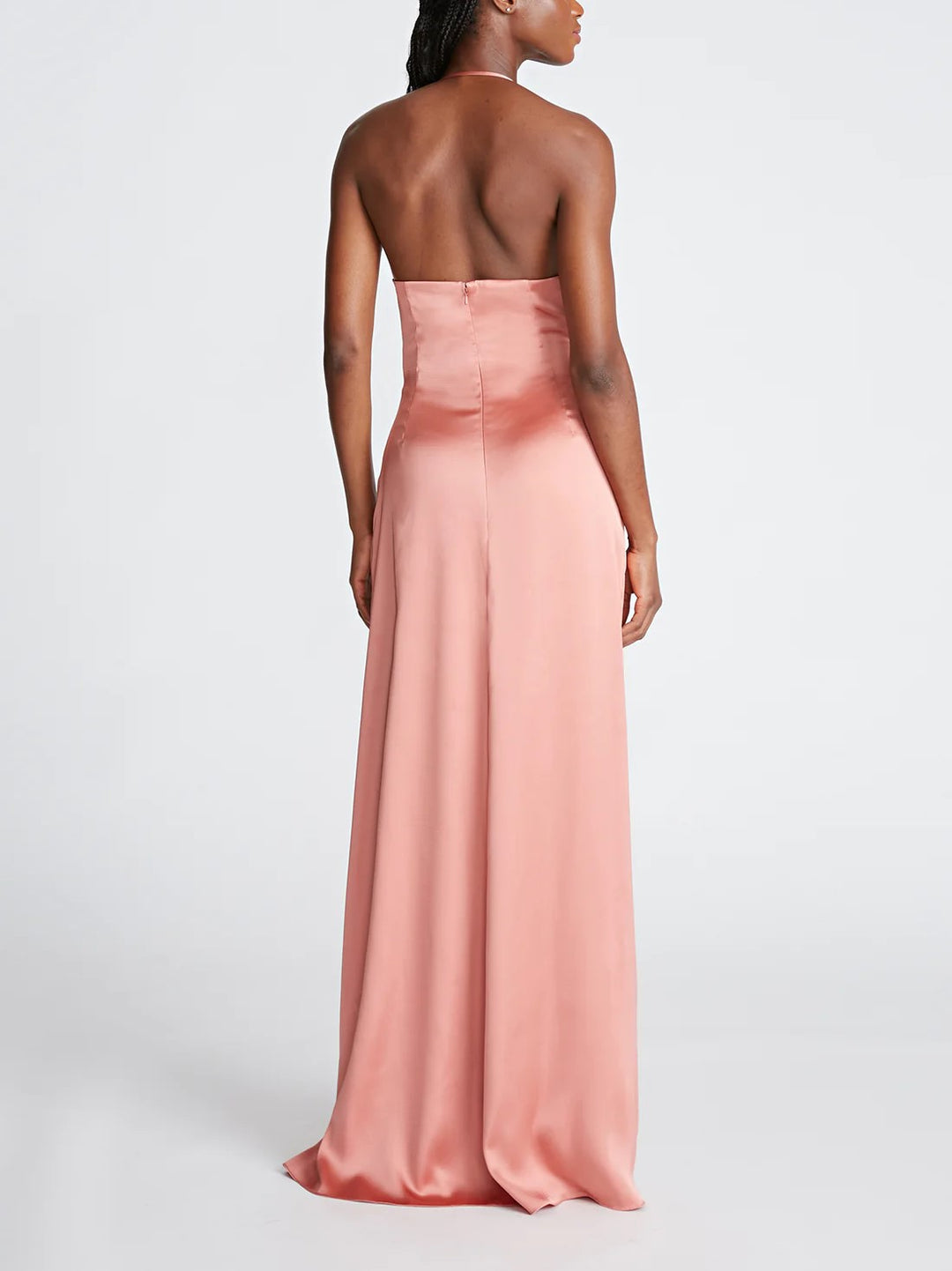 HALSTON Sutton Halter Gown