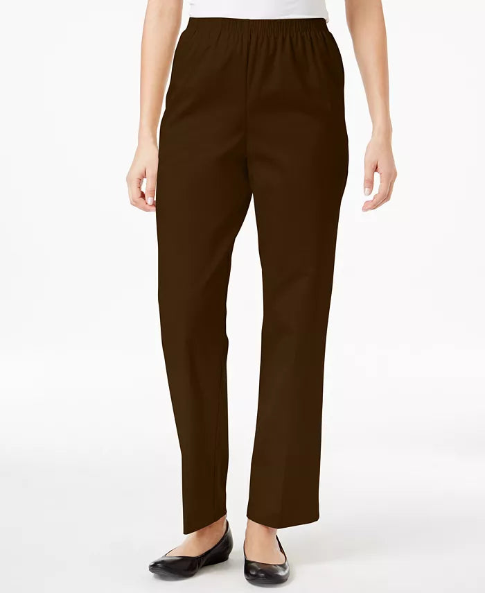 Alfred Dunner Classics Twill Pull-On Pants