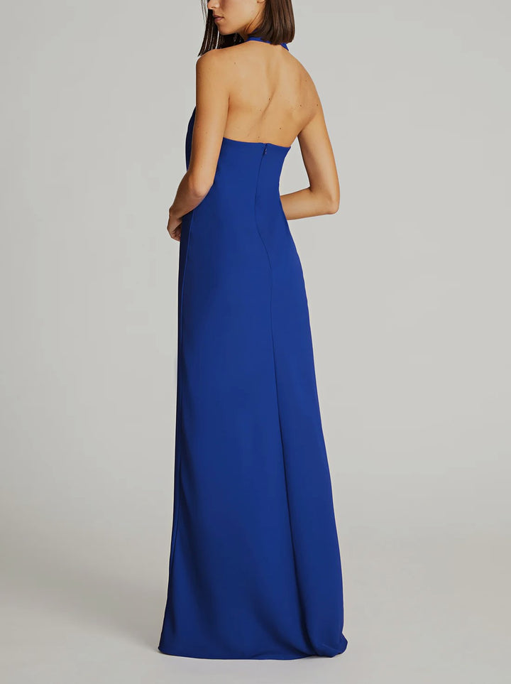 HALSTON Selah Draped Jumpsuit