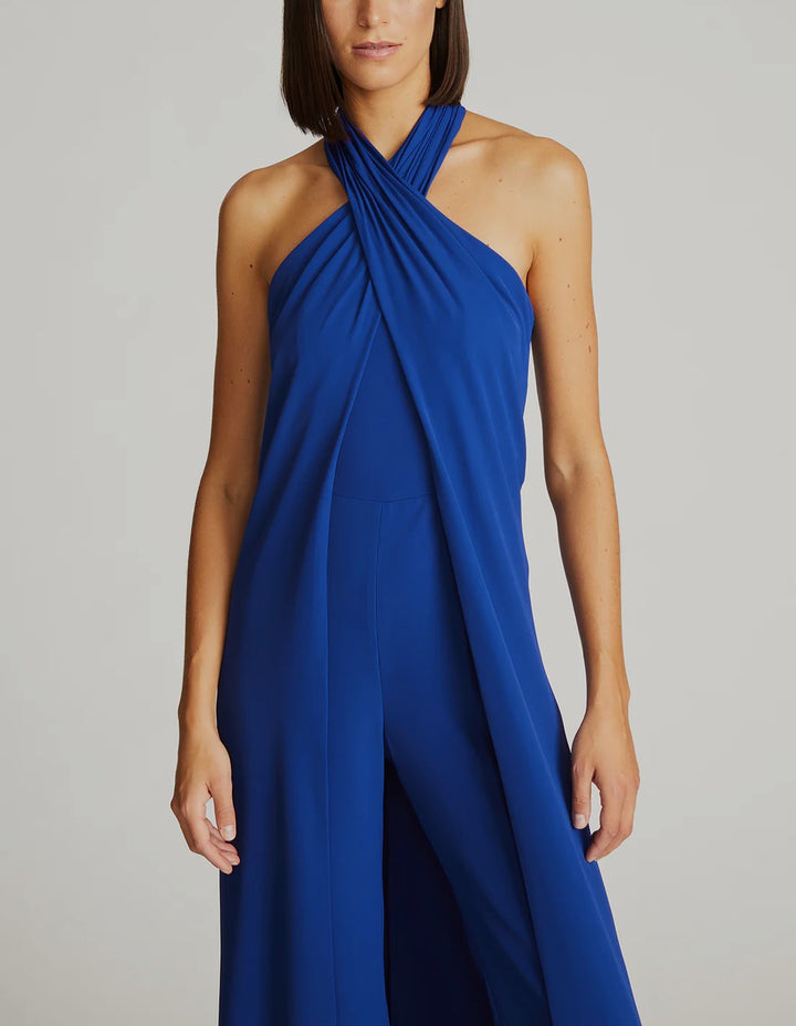 HALSTON Selah Draped Jumpsuit