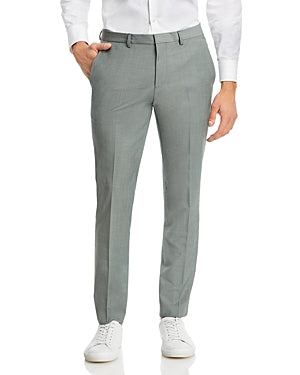 Hugo Hesten Melange Solid Extra Slim Fit Suit Pants