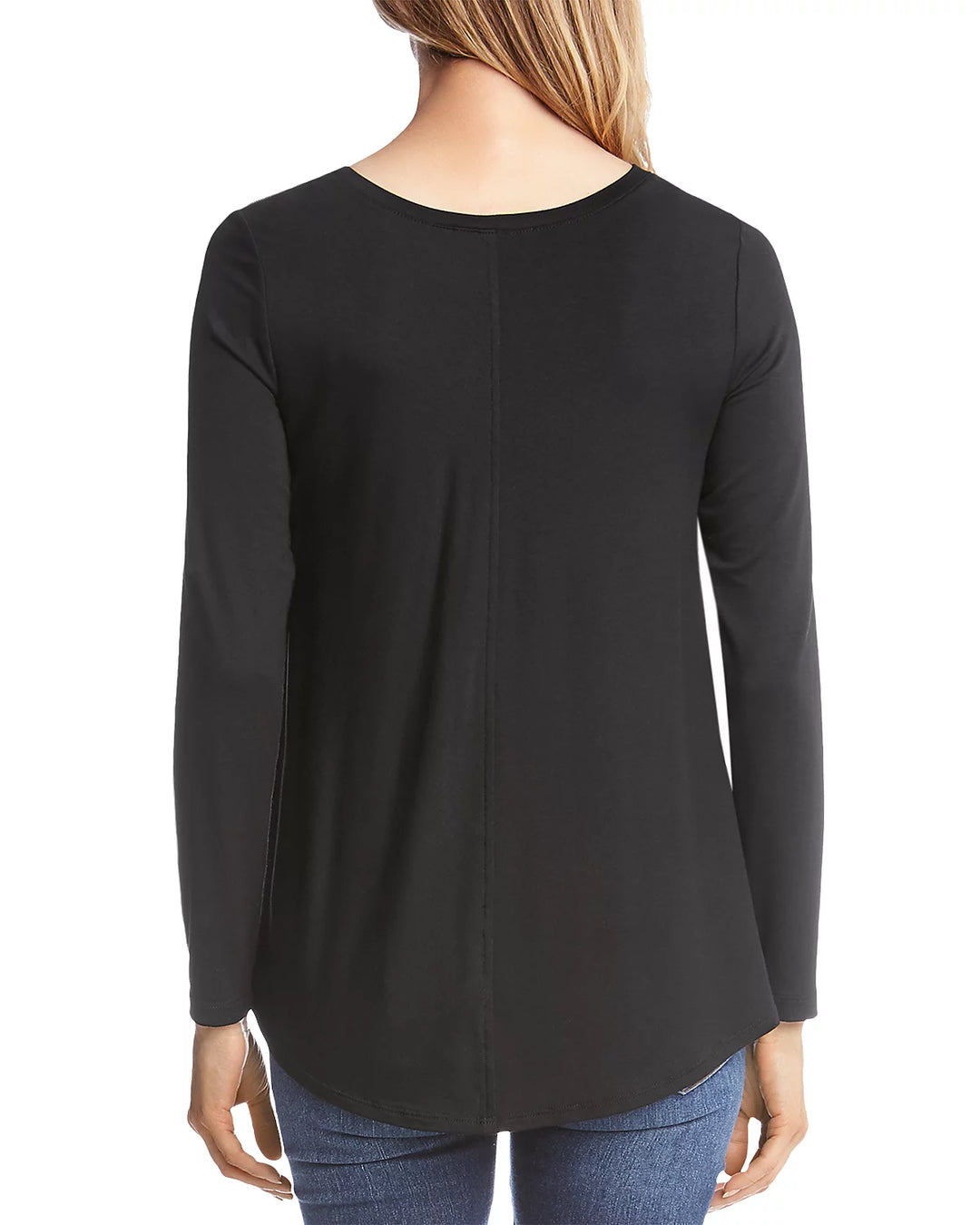 Karen Kane Long-Sleeve High/Low Tee